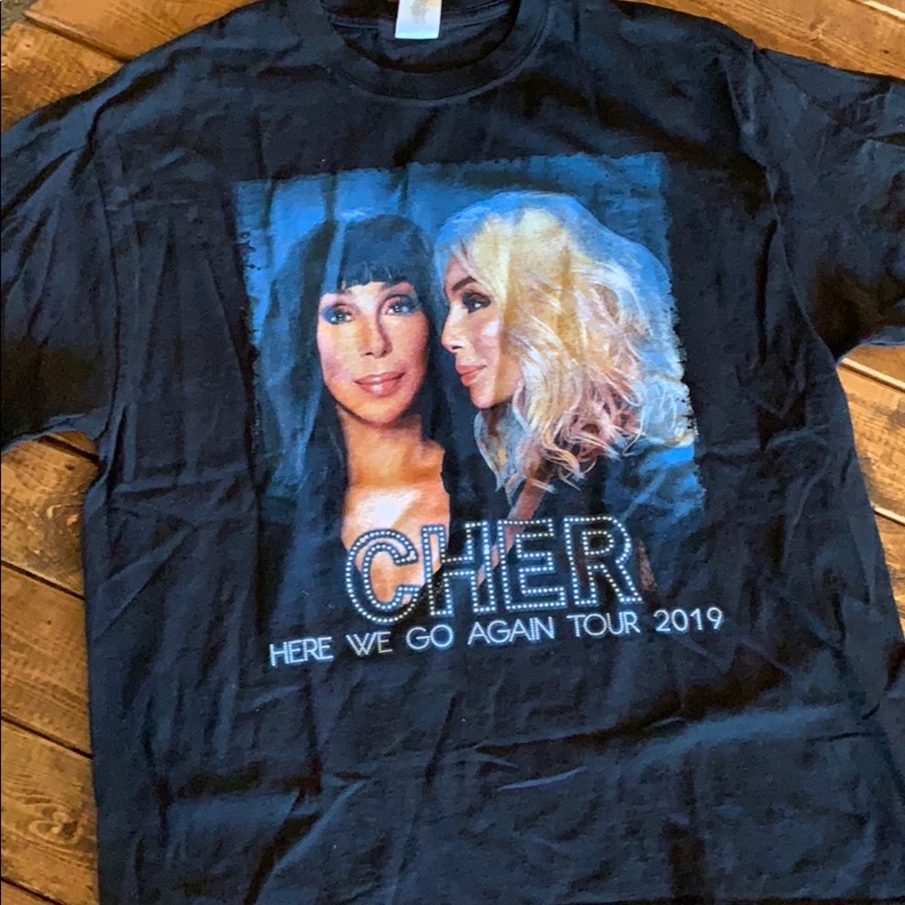 Cher Concert T-shirt Here We Go Again Tour 2019 L
